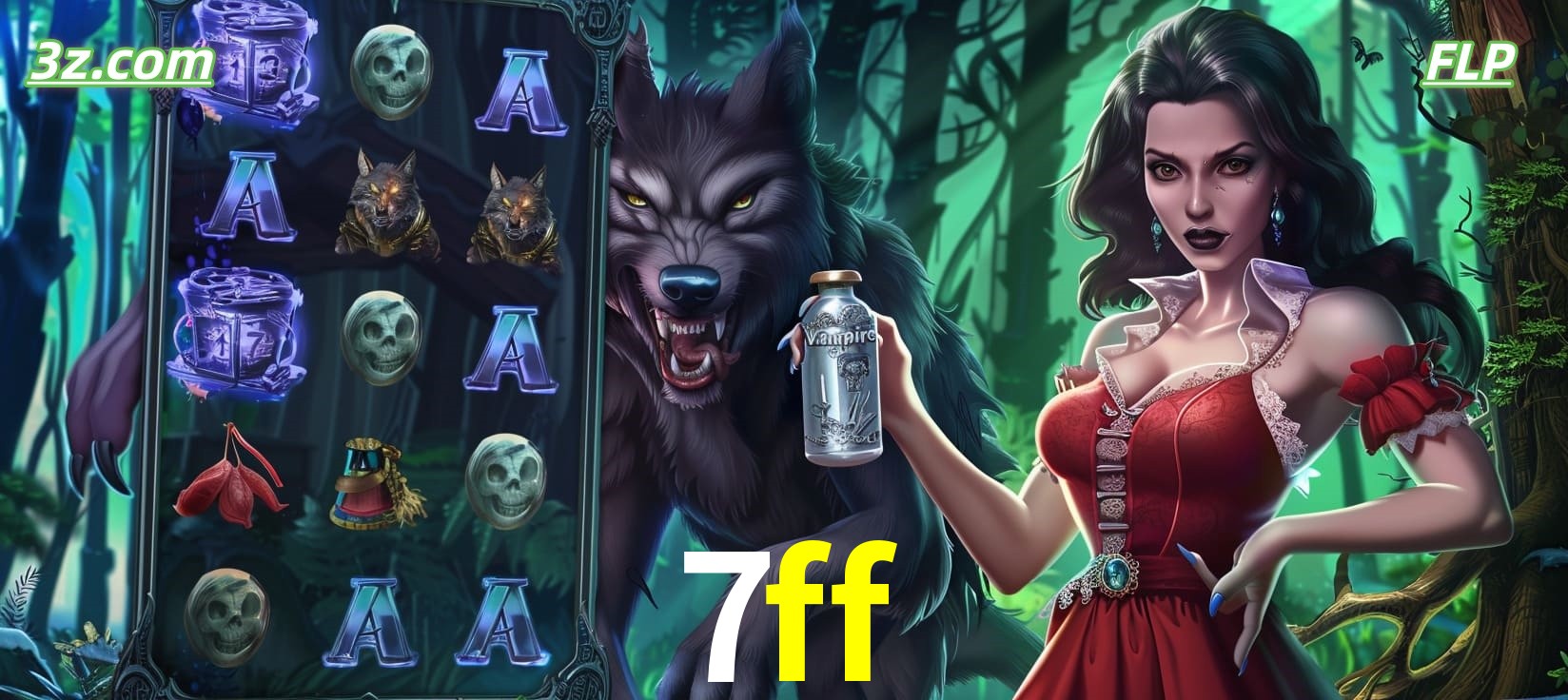 Slots online tema de lobisomem e vampira no 7ff cassino Brasil
