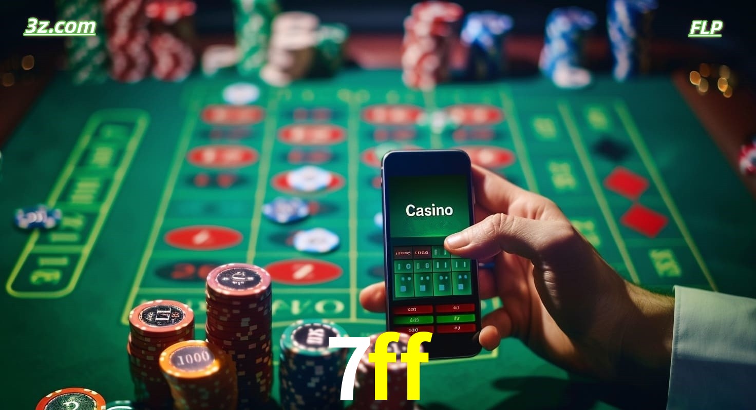 Cassino online móvel 7ff com apostas em roleta e fichas de pôquer
